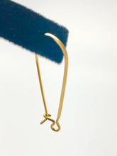 Stunning flat ear wire ( 14KGF ) , 14K Gold filled , sku #756-32