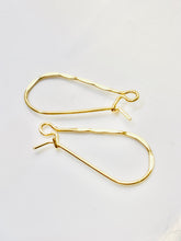 Stunning 14KGF hammered ear wire, 14K gold fill , Sku # 756-25 MM HMM