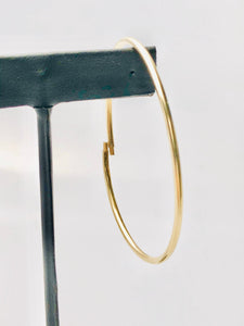 14KGF flex bangle (2.3MM ) W/ threaded ball , 14K gold filled , Sku #40115507