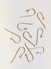Beautiful 14KGF ear wire with loop , 14K gold filled , sku#438C(029)