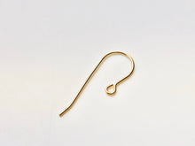 Beautiful 14KGF ear wire with loop , 14K gold filled , sku#438C(029)
