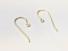 Beautiful 14KGF ear wire with loop , 14K gold filled , sku#438C(029)