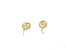 Gold filled palm tree studs , sku#1172-4