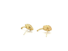 Gold filled palm tree studs , sku#1172-4