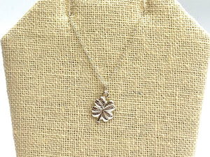 Sterling Silver 4 Leaf Clover Finding , Sku#714-C
