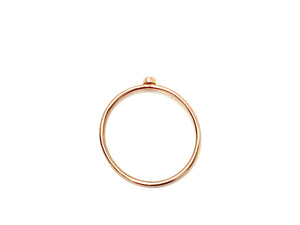 2mm Lt Amethyst 3A CZ Stacking Ring , Sku#482CR8M6