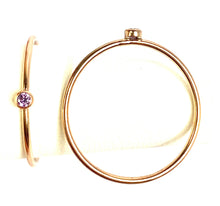 2mm Lt Amethyst 3A CZ Stacking Ring , Sku#482CR8M6