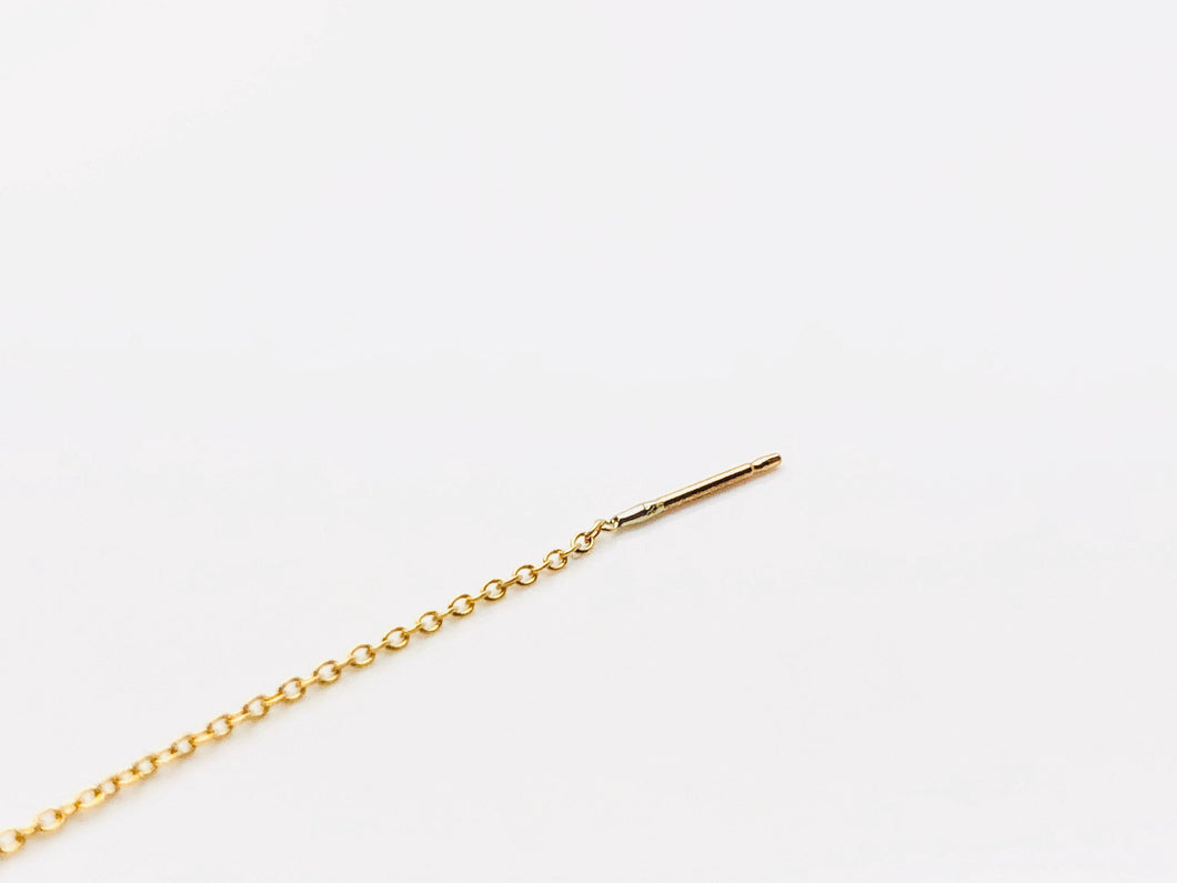 Stunning threader , ET cable , 14K gold filled , Sku # ET CABLE