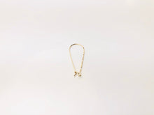 Beautiful 14KGF hammered ear wire , 14K gold filled , sku# 756-43 MM