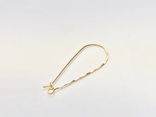 Beautiful 14KGF hammered ear wire , 14K gold filled , sku# 756-43 MM