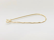 Beautiful 14KGF hammered ear wire , 14K gold filled , sku# 756-43 MM