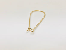 Beautiful 14KGF hammered ear wire , 14K gold filled , sku# 756-43 MM