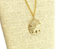 14kgf circle flower charm , sku#732-C
