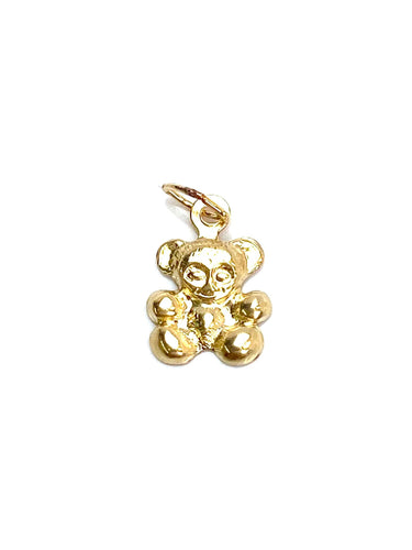 14kgf bear charm , sku#1357-C