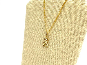 14kgf bear charm , sku#1357-C