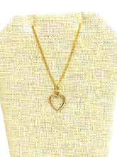 14kgf heart charm , sku#2264-C