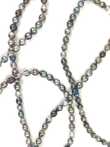 Stunning 7.99 - 9.99 mm Tahitian pearl strands , Tahiti pearls , SKU# 991