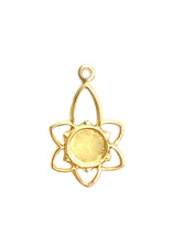 14KGF Sun with  flower , Sku#31