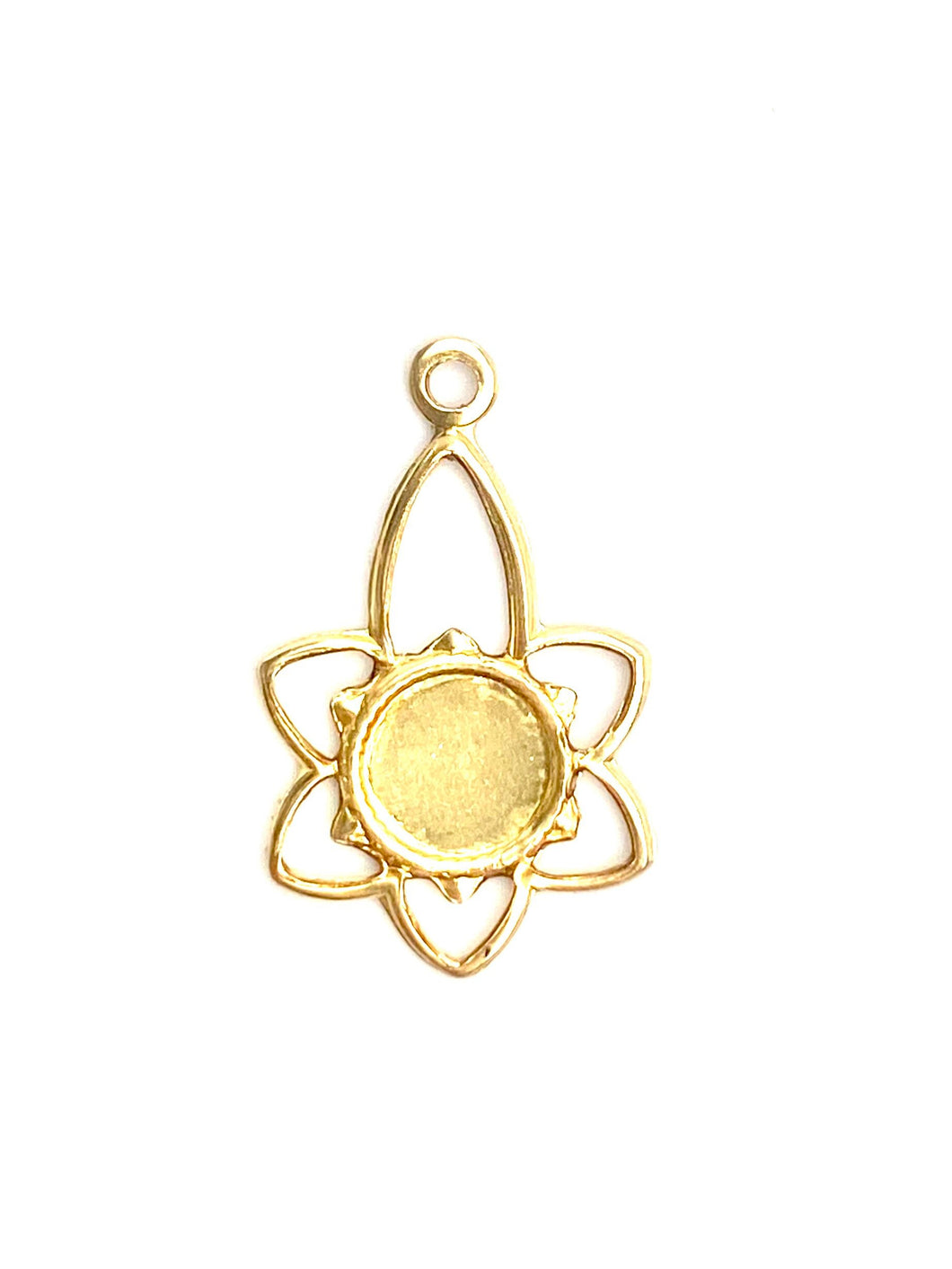 14KGF Sun with  flower , Sku#31