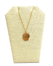 14KGF silhouette charm , sku#2191-C