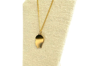 14KGF silhouette charm , sku#2191-C