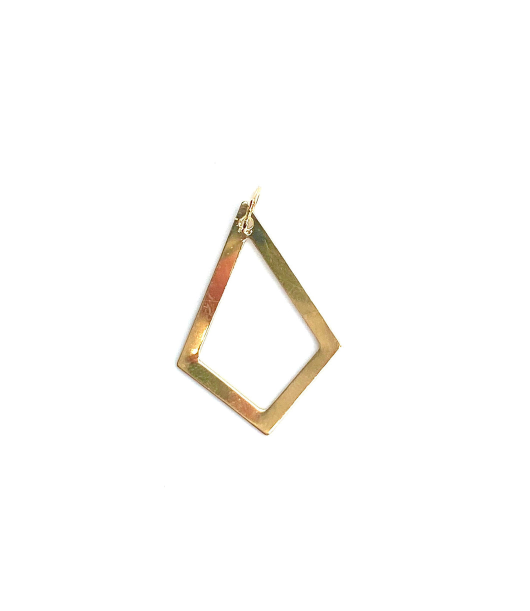 14KGF Diamond charm , Sku#2336C