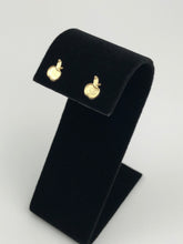 Glimmering (14KGF) 0.63mm X 8.76mm Apple Stud Earrings, sku# 479-4