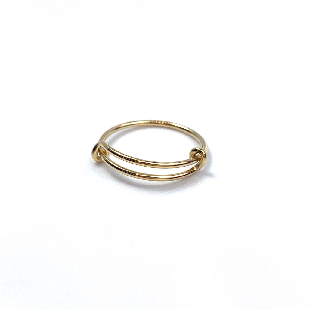 Beautiful 14KGF adjustable ring , 14K gold filled , Sku#4051655