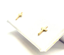 14KGF Cross Studs , Sku#1667.020