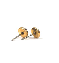 Opal , tiger eye 14KGF post , sterling silver peg , SKU#TGR997EYE