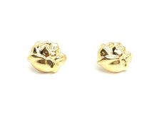 14KGF Rose Studs , Sku#T78-1/2