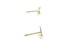 Silver Cross Studs , Sku#1379-4