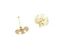 14KGF Bird Studs , Sku#117-4
