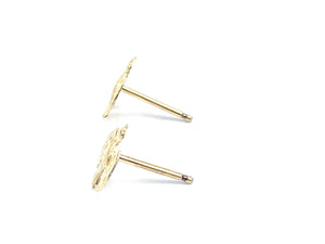 14KGF Bird Studs , Sku#117-4