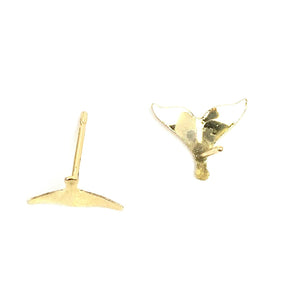 14KGF Whale Tail , Sku#1235-4