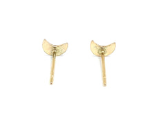 14KGF Moon Studs , Sku#167.020-4