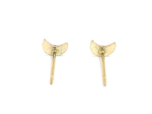 14KGF Moon Studs , Sku#167.020-4