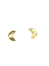 14KGF Moon Studs , Sku#167.020-4