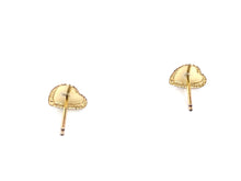 14KGF Heart Studs , Sku#1027-4