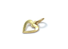 Beautiful 14KGF cut out heart charm , 14K gold filled , Sku # GF / CR6 / HT1