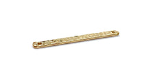 14KGF 2 hole textured bar , 14K gold filled , Sku # 1” W/ 2 hole txt stick