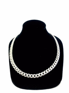 Striking 22” Sterling Silver Curb Chain, Sku: SM96LC-22