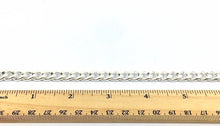 Striking 22” Sterling Silver Curb Chain, Sku: SM96LC-22