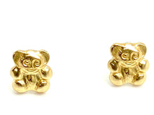 14KGF Bear Studs, Sku#1031-4