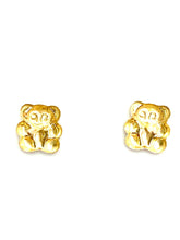 14KGF Bear Studs, Sku#1031-4
