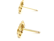 14KGF Bear Studs, Sku#1031-4