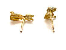 14KGF Cat Studs , Sku#1738-4