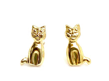 14KGF Cat Studs , Sku#1738-4