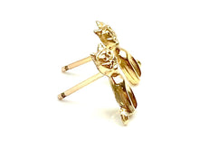 14KGF Cat Studs , Sku#1738-4