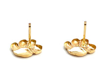 14KGF Paw Studs , Sku#1023-4